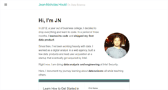Desktop Screenshot of jeannicholashould.com